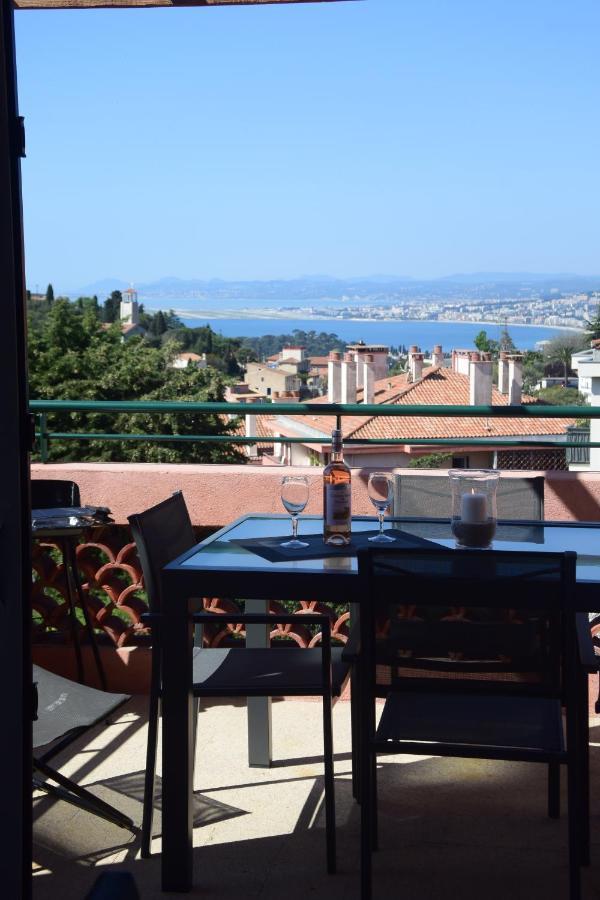 Agreable 3 Pieces Climatise Avec Vue Mer Et Parking Villefranche-sur-Mer Kültér fotó